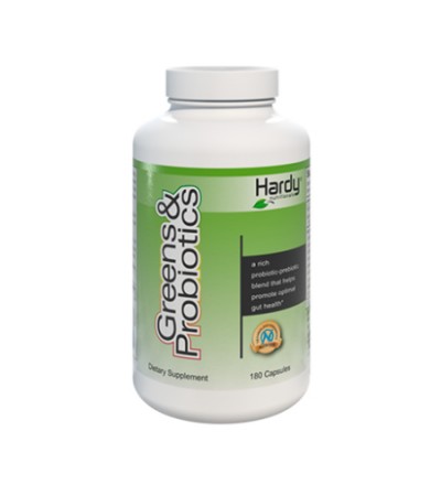 Hardy Greens & Probiotics (180 Capsules)